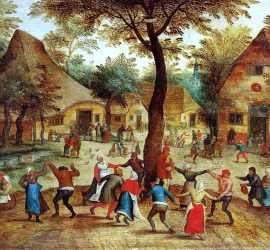 Pieter Brueghel Ronde Danse arbre Participation