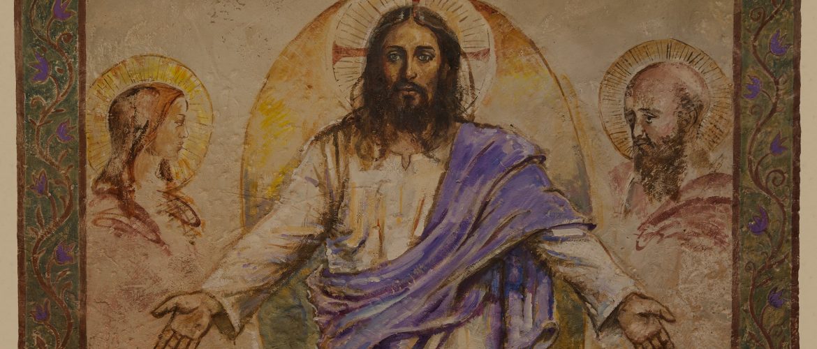 La lumière du Christ Monte Sahaja Peinture de Mooji