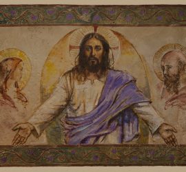 La lumière du Christ Monte Sahaja Peinture de Mooji