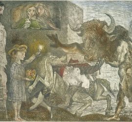 La jeune fille et le Minotaure - Picasso