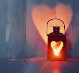 lanterne lumière coeur