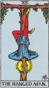 Tarot Le Pendu renversement des valeurs